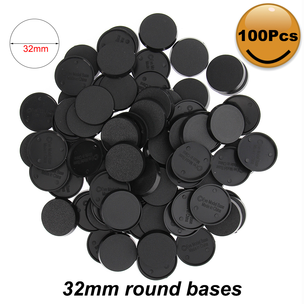 Model Figure Base - MB432 Evemodel Miniature Bases 32mm Round