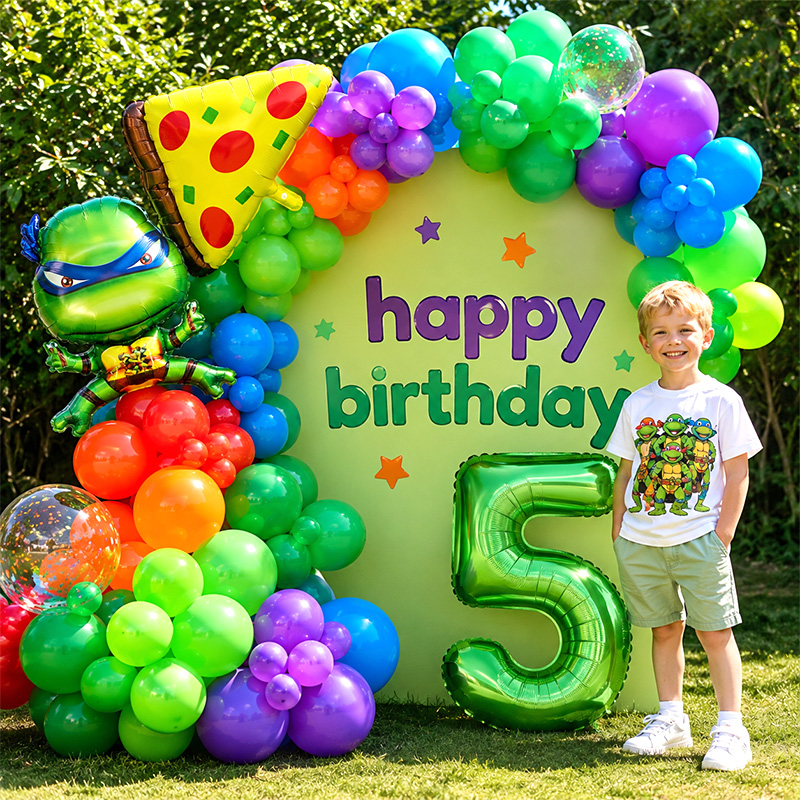 Model Kit Ninja - Kids Party Ninja Turtles Balloon Arch