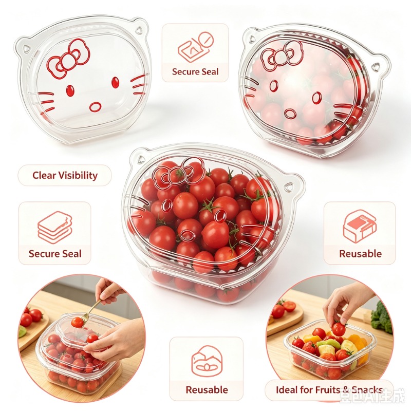 10pcs Storage Box Cute Anime K - Model Kitchen Set Pvc ulasan dan harga