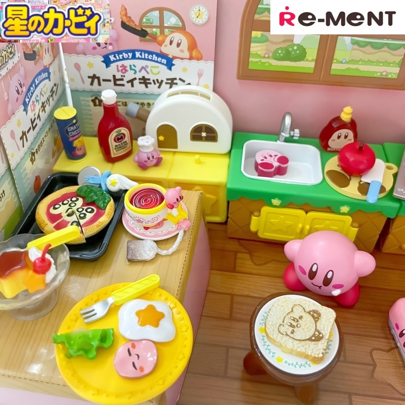 RE-MENT Kirby Kitchen Miniatur - Model Kitchen Set Pvc ulasan dan harga