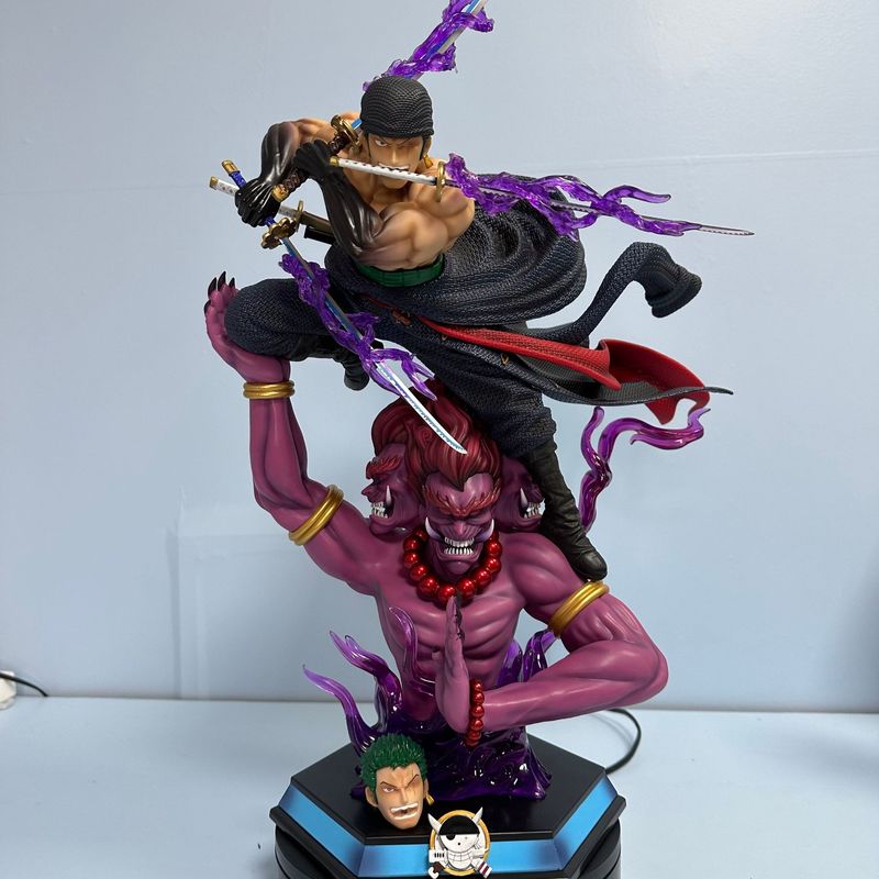 One Piece Roronoa Zoro Purgato - Model Figure Base ulasan dan harga