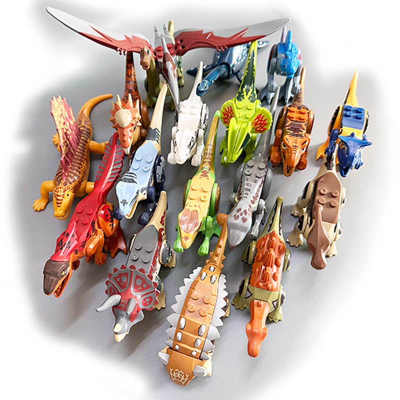 Jurassic Dino Building Blocks  - Model Kit Jurassic Park ulasan dan harga