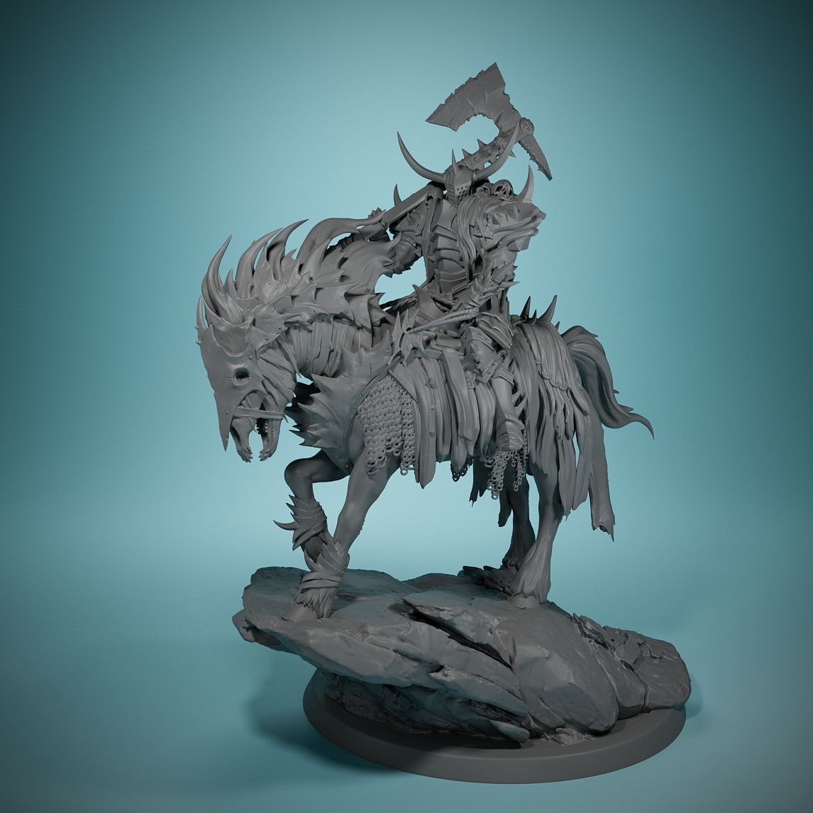 80mm Dark Night Death Horse Bo - Model Kit Horse ulasan dan harga
