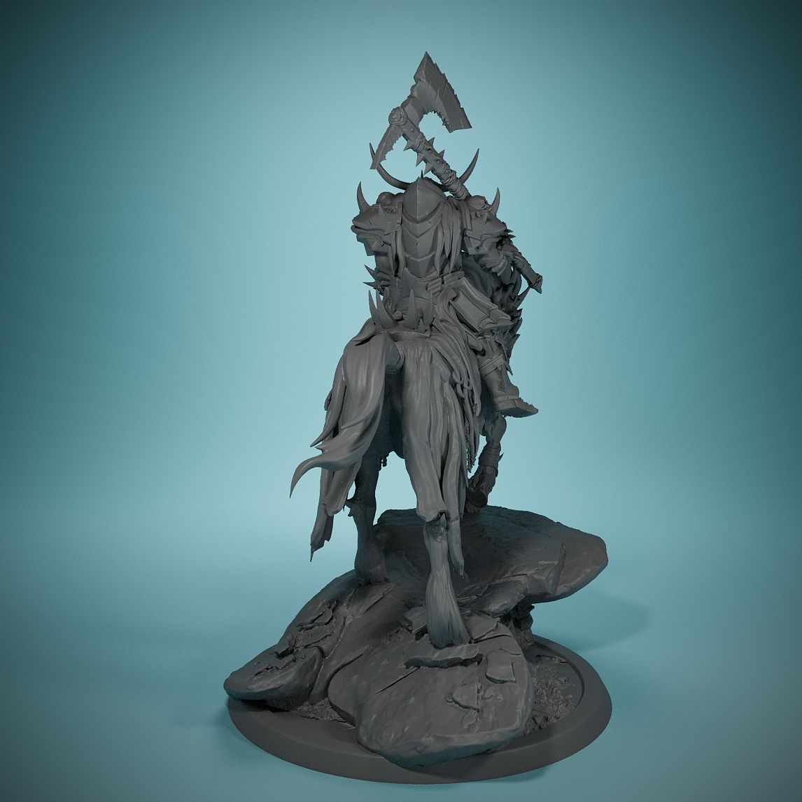 80mm Dark Night Death Horse Bo - Model Kit Horse ulasan dan harga