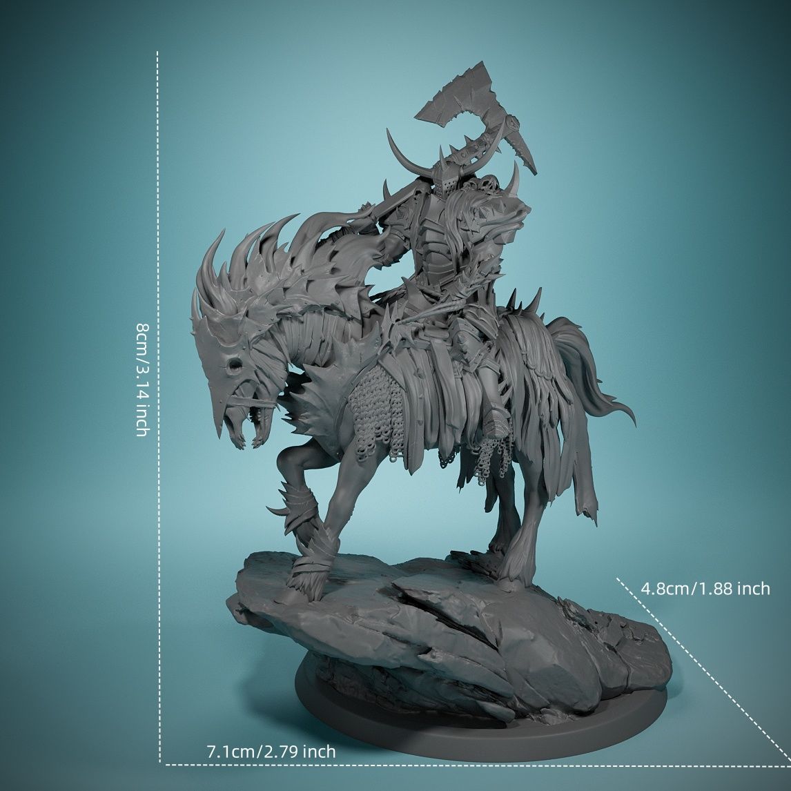 80mm Dark Night Death Horse Bo - Model Kit Horse ulasan dan harga