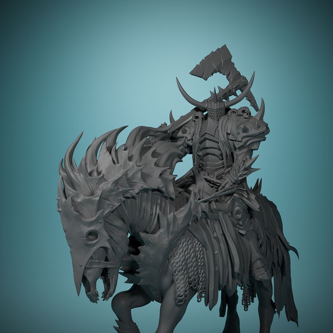 80mm Dark Night Death Horse Bo - Model Kit Horse ulasan dan harga