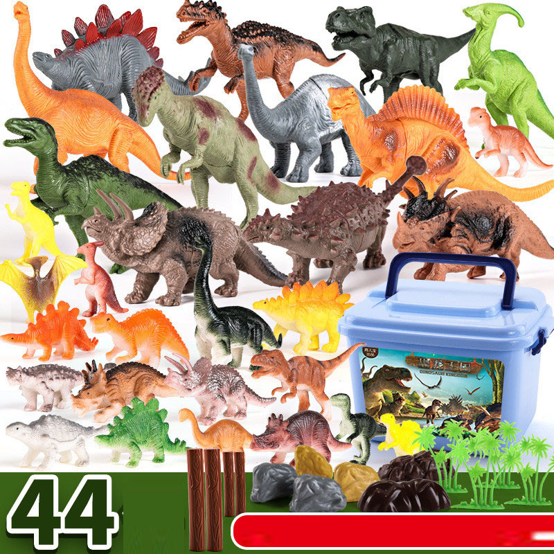 44Pcs Jurassic Dinosaurs Set S - Model Kit Jurassic Park ulasan dan harga