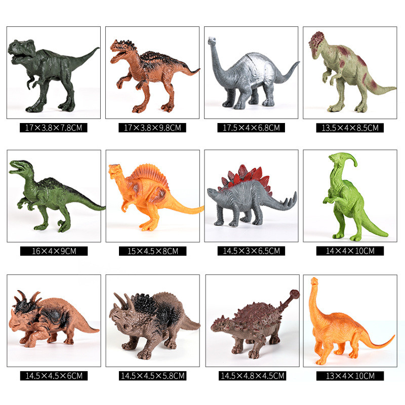 44Pcs Jurassic Dinosaurs Set S - Model Kit Jurassic Park ulasan dan harga