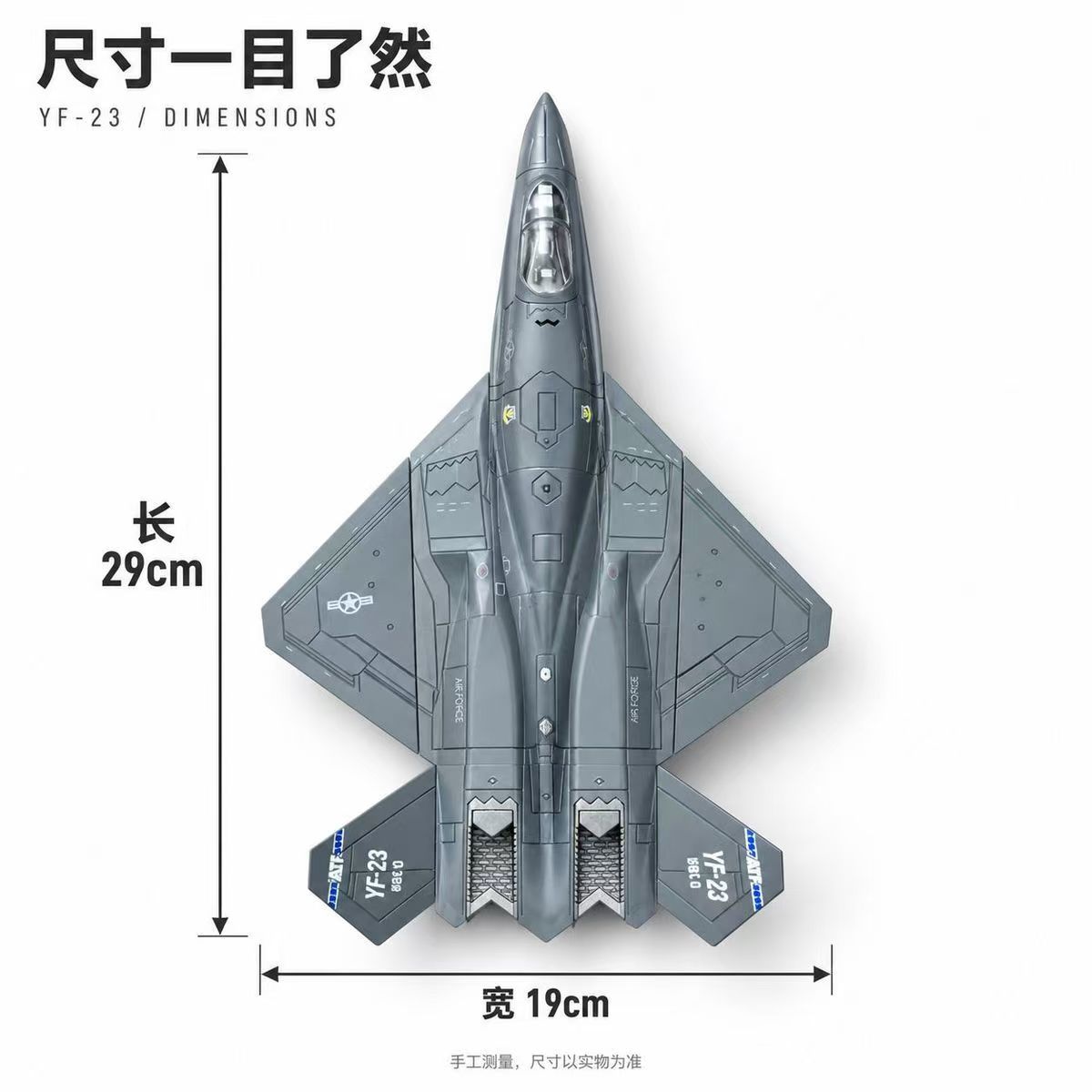 1/72 Scale YF-23 Black Widow F - Model Kit Jet ulasan dan harga