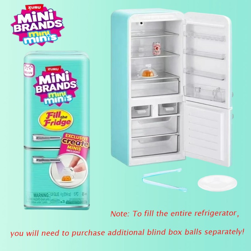 ZURU Mini Brands Mini Fridge S - Model Kitchen Set Pvc ulasan dan harga