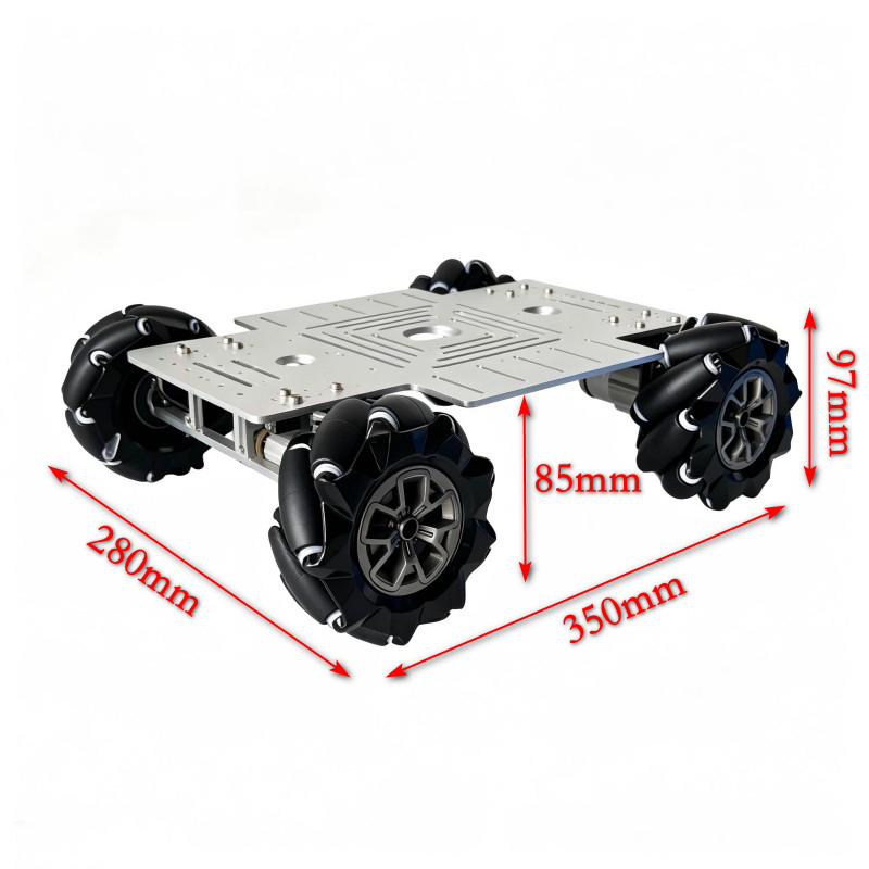 20Kg Load 4WD Mecanum Wheel Ro - Model Kit Lancelot ulasan dan harga
