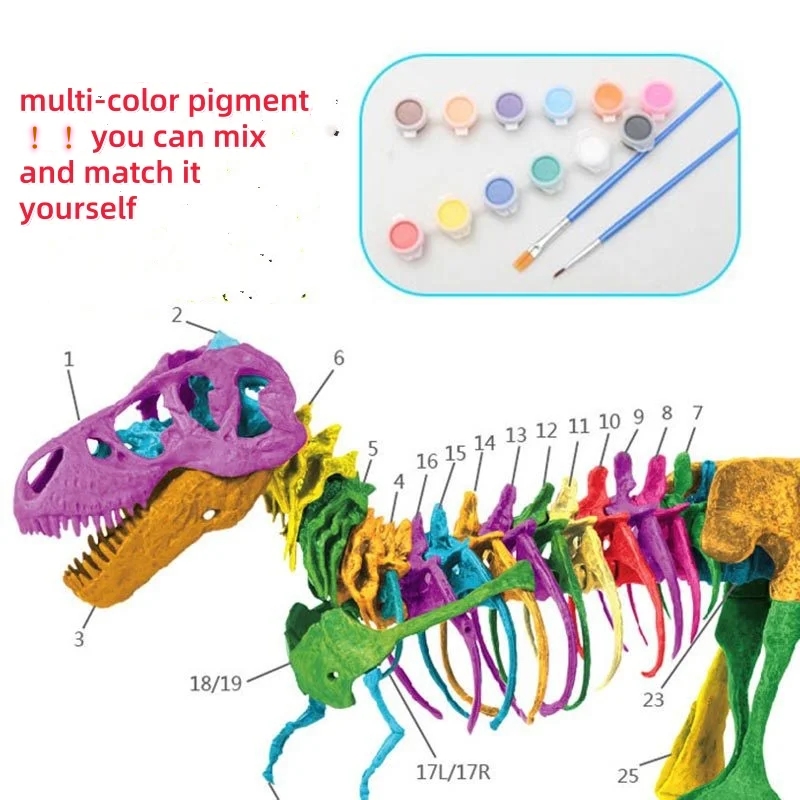 Large DIY Dinosaur Skeleton To - Model Kit Jurassic Park ulasan dan harga