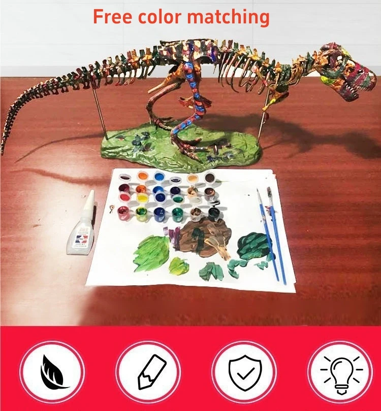 Large DIY Dinosaur Skeleton To - Model Kit Jurassic Park ulasan dan harga
