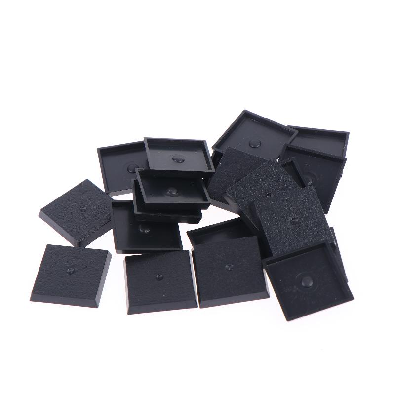 20Pcs 25mm Square Burr-Free Bl - Model Figure Base ulasan dan harga