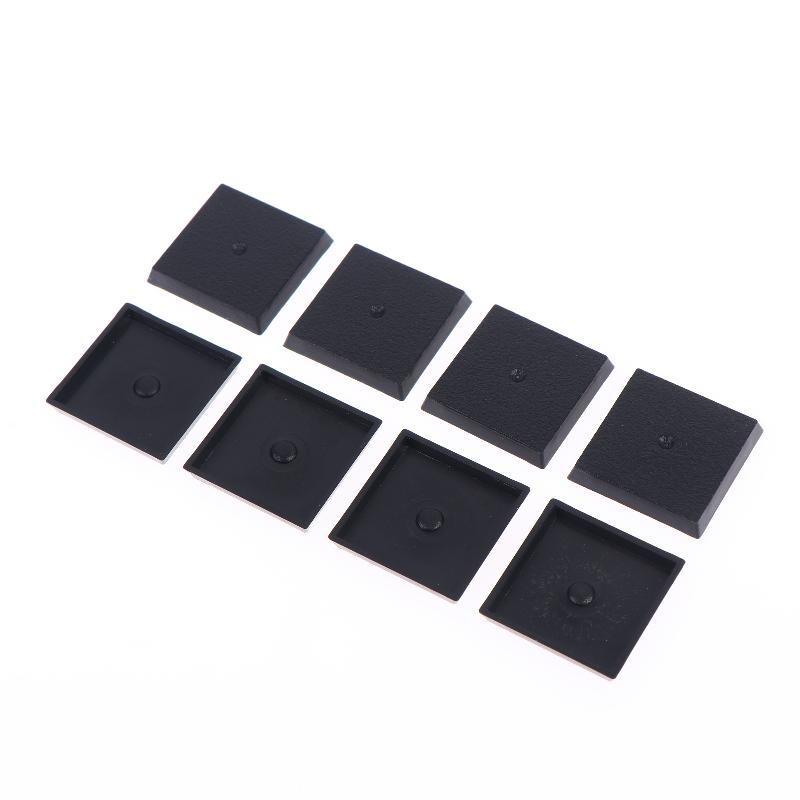 20Pcs 25mm Square Burr-Free Bl - Model Figure Base ulasan dan harga