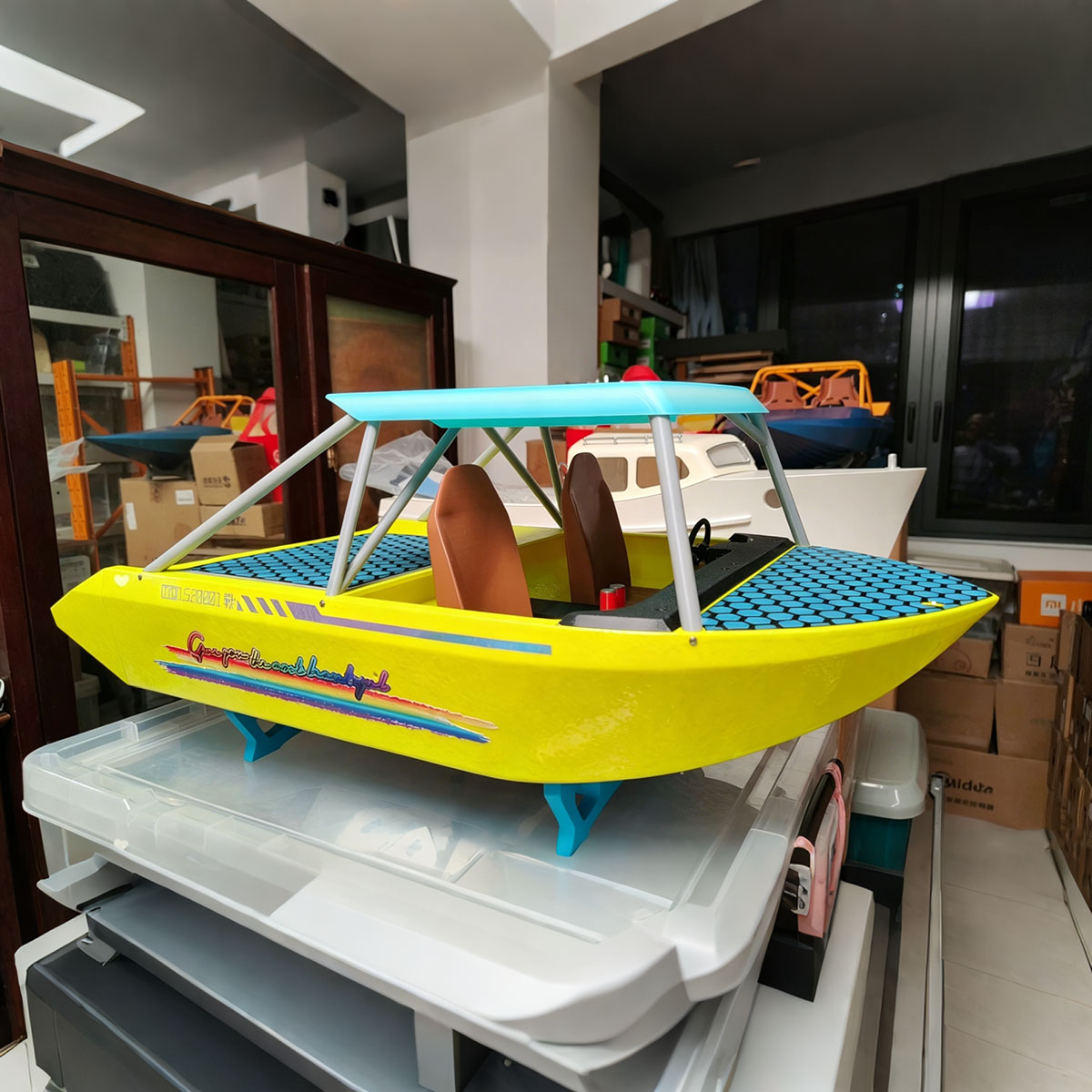 RC Speed ​​Boat 64.5cm with Au - Model Kit Jet ulasan dan harga