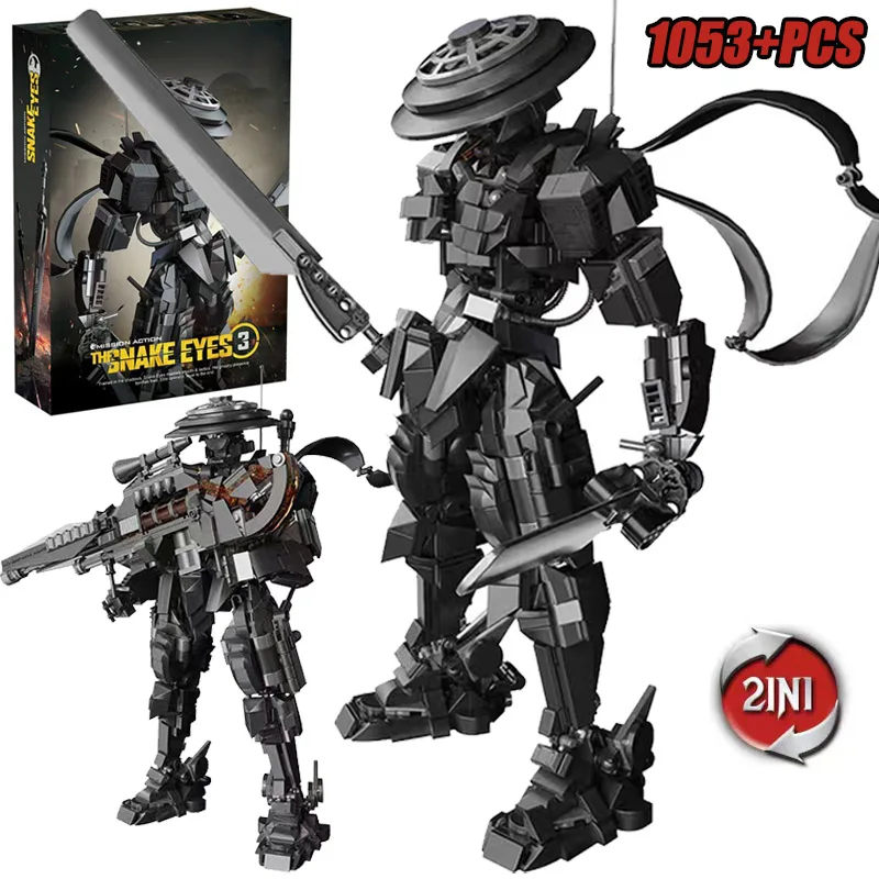 Creative 1053pcs Mech Ninja Wa - Model Kit Ninja ulasan dan harga