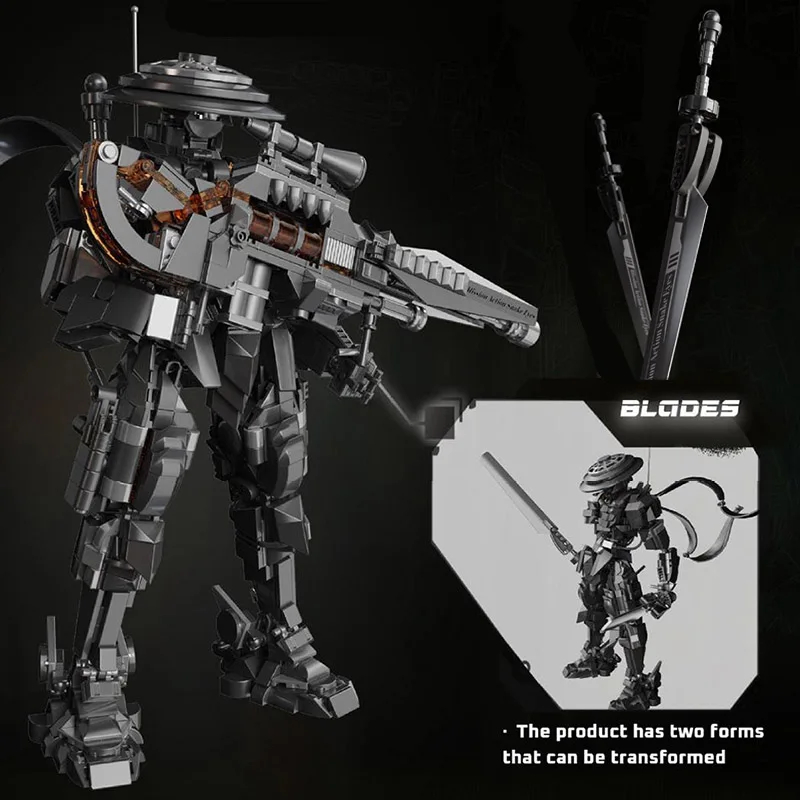 Creative 1053pcs Mech Ninja Wa - Model Kit Ninja ulasan dan harga