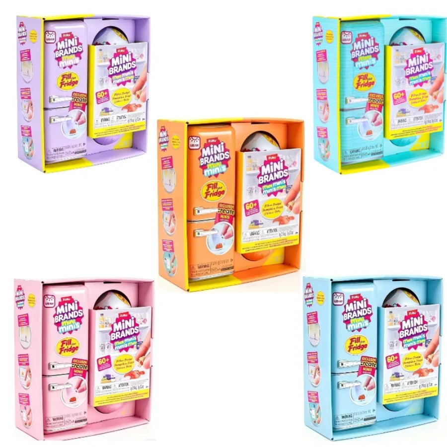 ZURU 5 Surprise Mini Fridge Ba - Model Kitchen Set Pvc ulasan dan harga