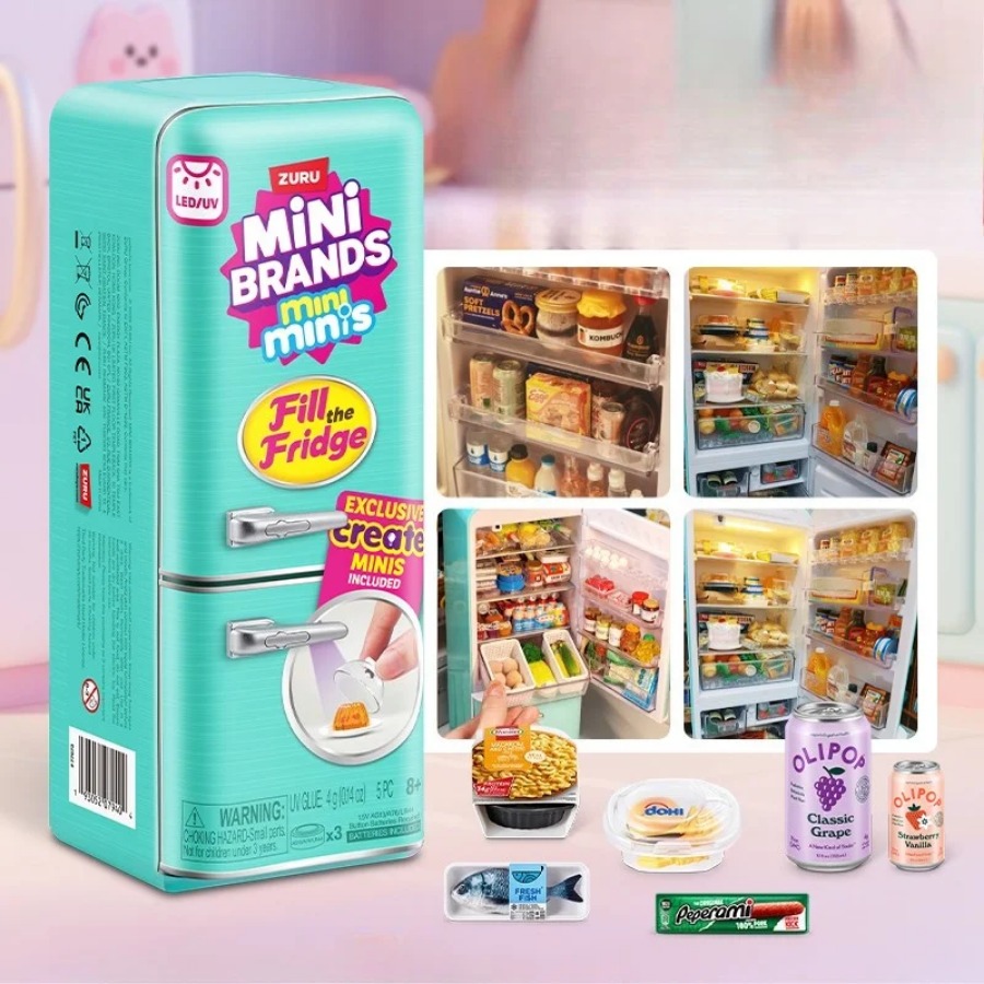 ZURU 5 Surprise Mini Fridge Ba - Model Kitchen Set Pvc ulasan dan harga