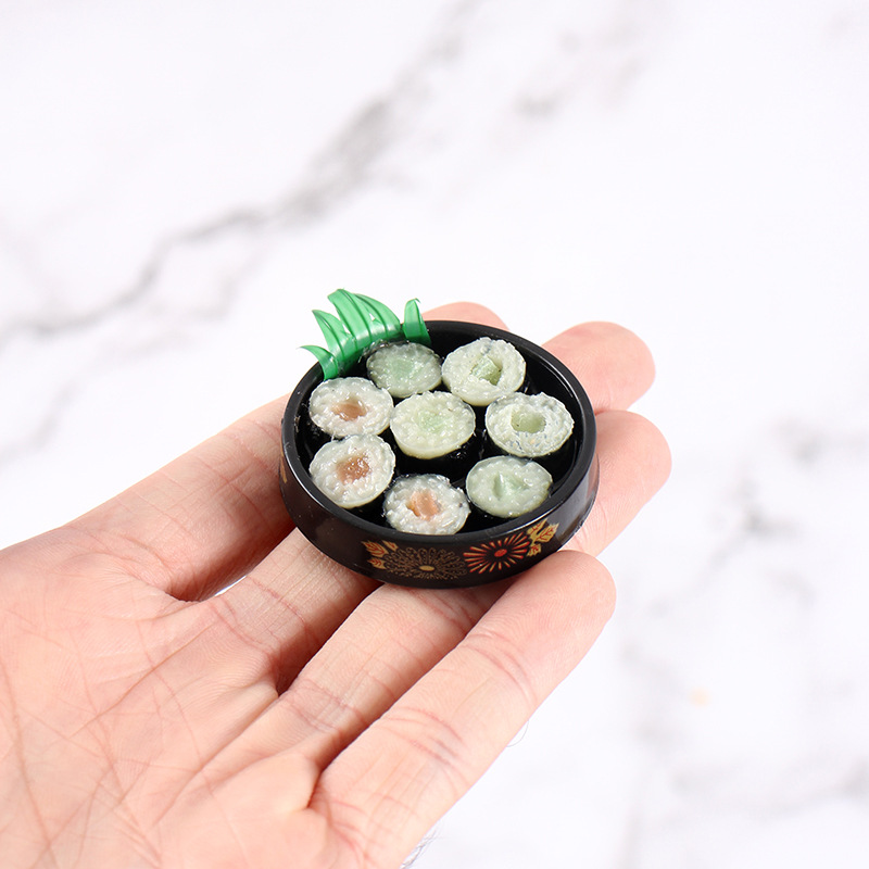 Mini Gold Pattern Sushi Platte - Model Kitchen Set Pvc ulasan dan harga