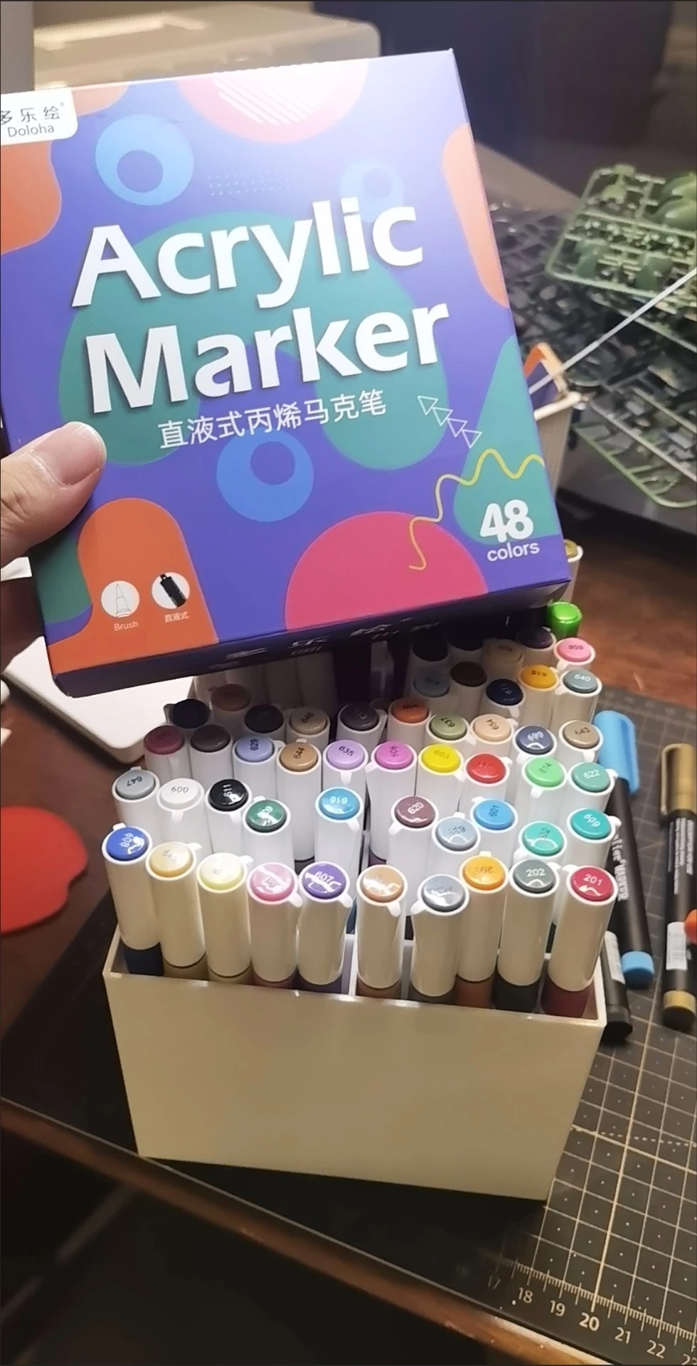 DOLOHA Doloha Acrylic Marker P - Model Kit Horse ulasan dan harga